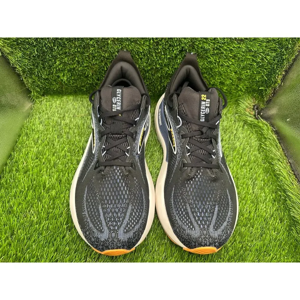 Brooks Glycerin GTS 22 1104461D013 Athletic Sneaker Men's 11.5D Black Jacquard
